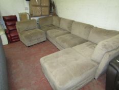 M-Star 6 piece sectional sofa, RRP Circa £1000