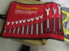 Hesheng tools set of 12 combination spanners, new