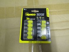 Kango MXM Impact rated set of 10x PH2 screw bits, new in rubber holders