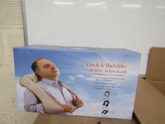 Neck and Shoulder Shiatsu massager, new and boxed