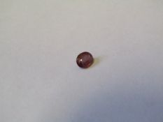 Pink Sapphire Madagascar, 0.7 cts 6 x 4 mm Oval Natural Shape Unheated