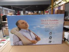 Neck and shoulder Shiatsu massager , boxed.