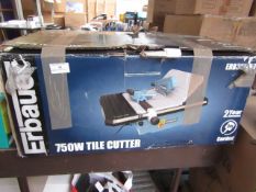 Erbauor 750w tile cutter, unchecked and boxed