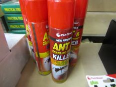 9 x 300ml cans of Ant and crawling insect killers spray.