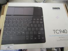 Anker TC940 bluetooth keyboard cover for ipad 4/3/2 , boxed.