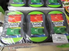 6 x boxes of 6 Crocs shine polisher , seem unused and packaged.