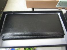 Boca leather black purse , comes with box.