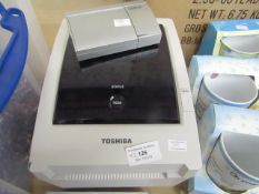 2 x items being a CardScan card scanner and a Toshiba paper feeder.