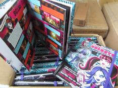 Box containing 24 x Spooktacular diary book , seem unused and boxed.