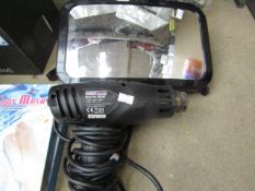 2 x items being a wind-mirror and a sealey power tools heat gun.