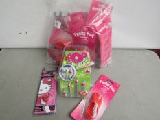Bag of approx 15 x  items being hello kitty & croc shoe shaped  air freshners all packaged.