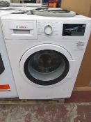 Bosch Vario Perfect EcoSilence Drive 9Kg washing machine, powers on and spins. RRP £479.99 at