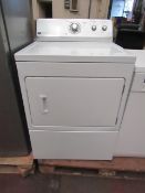 Maytag Centennial Commercial Technology commercial dryer, untested due to no plug.