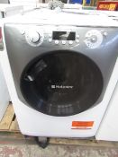 Hotpoint AQ113F 497E Aqualtis Super Silent 11Kg washing machine, powers on and spins. RRP £370.00