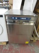Electrolux Undercounter Dishwasher, 40 racks / hr - 5.35Kw Hot / cold feed - Drain, detergent &