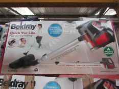 Beldray quick vac lite, tested working and boxed.