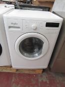 Whirlpool 6th Sense Colours 8Kg washing machine, powers on but is showing fault code F-08.