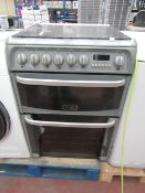 Canon by Hotpoint gas cooker with grill and oven, untested due to no plug.