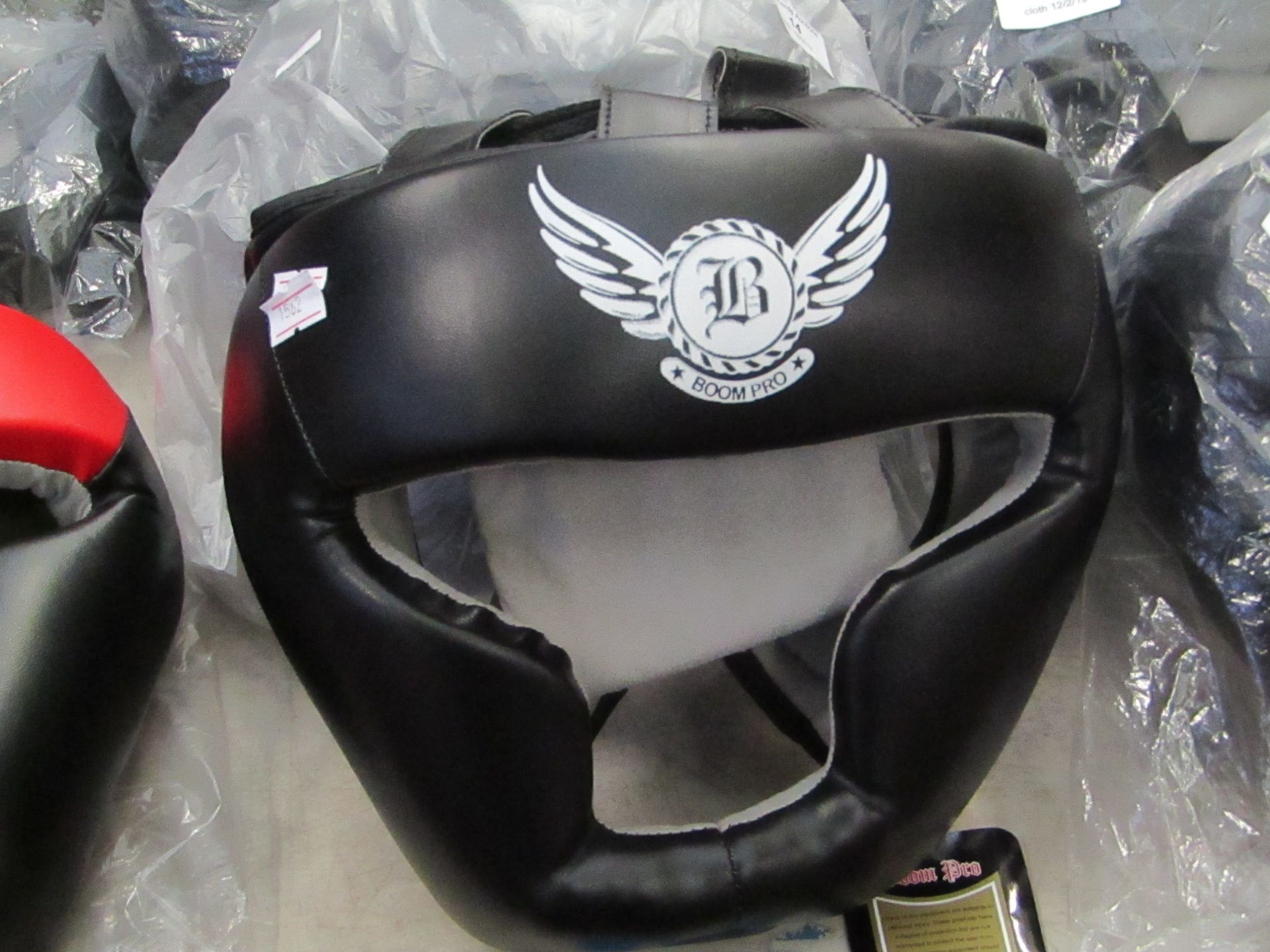 Boom Pro Leather Head Guard size XL new