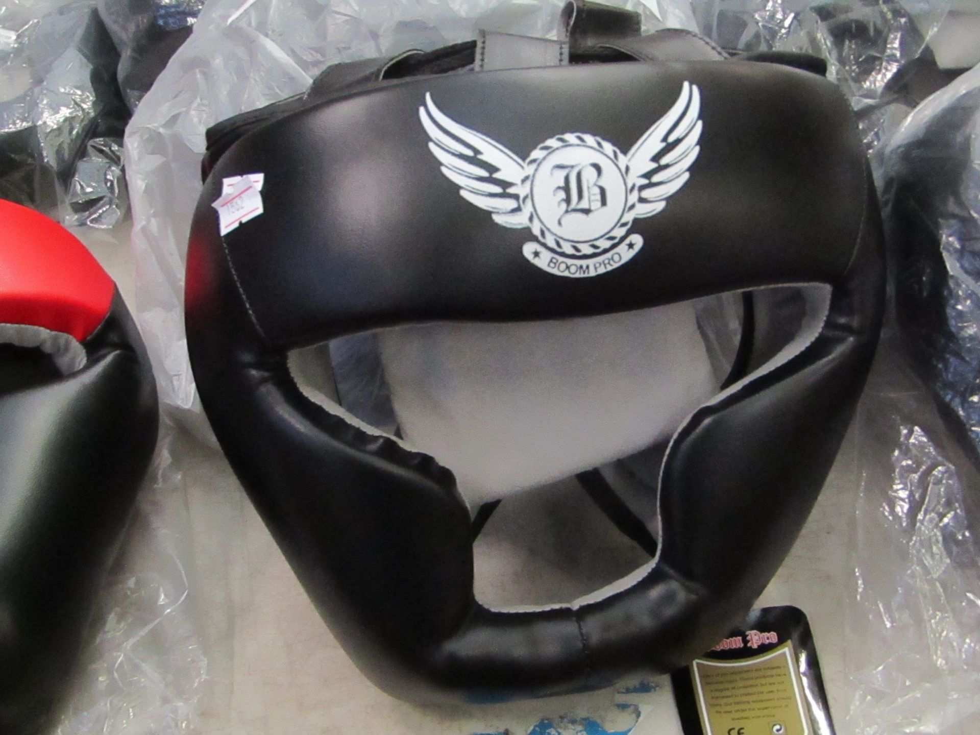 Boom Pro Leather Head Guard size S new