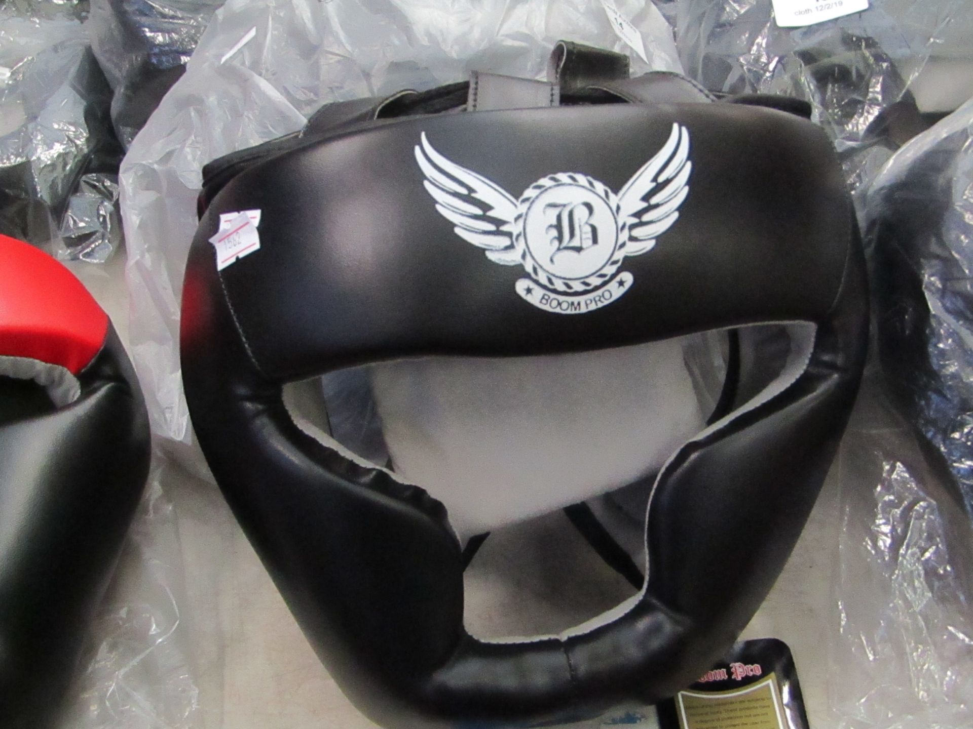 Boom Pro Leather Head Guard size XL new