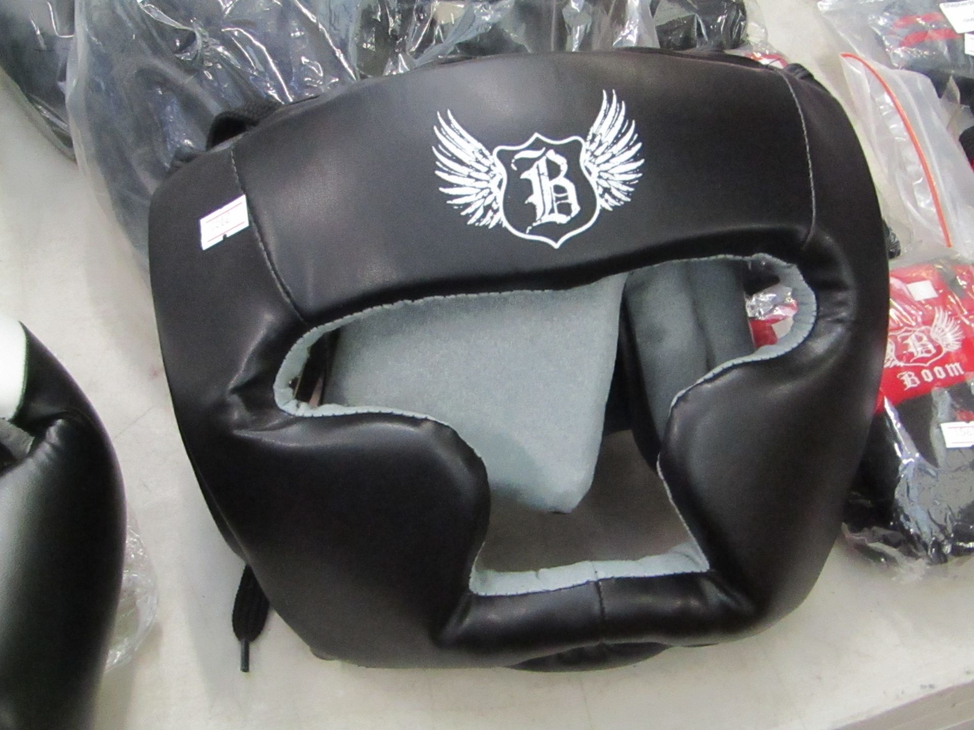 Boom Pro Leather Head Guard size S new