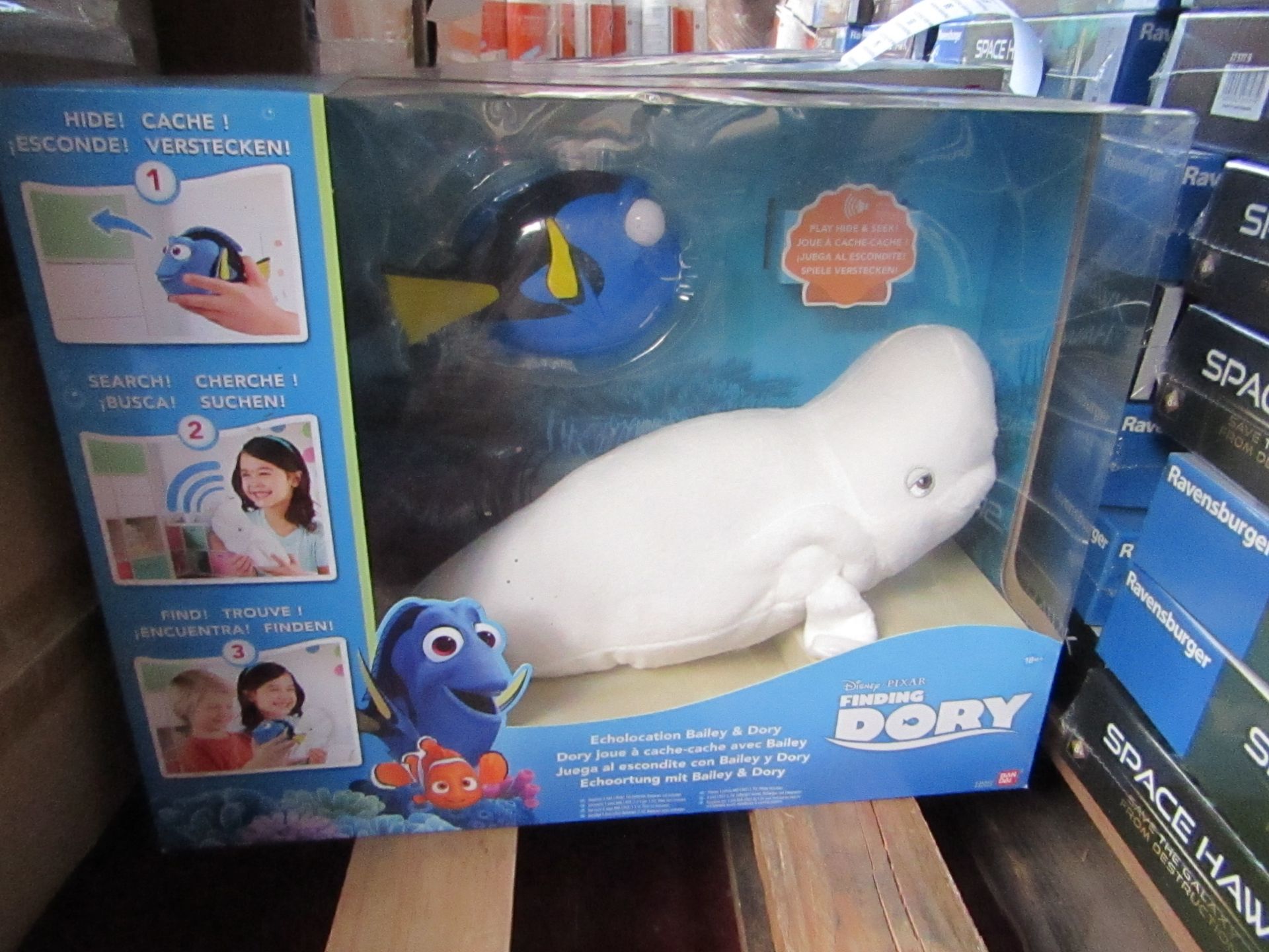 Disney Finding Dory hide and seek set, new and boxed.