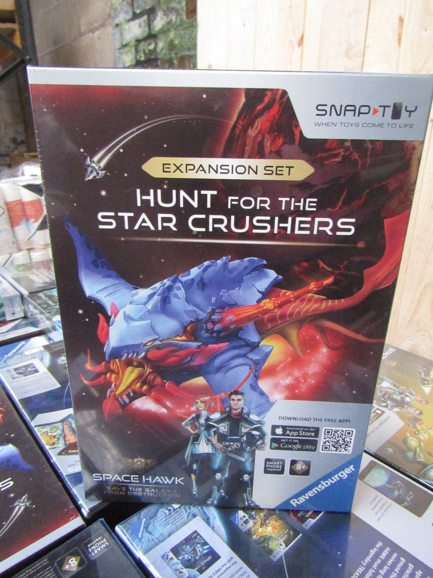 Ravensburger Space Hawk Expansion Set app based toy, new and sealed, please note this will be picked