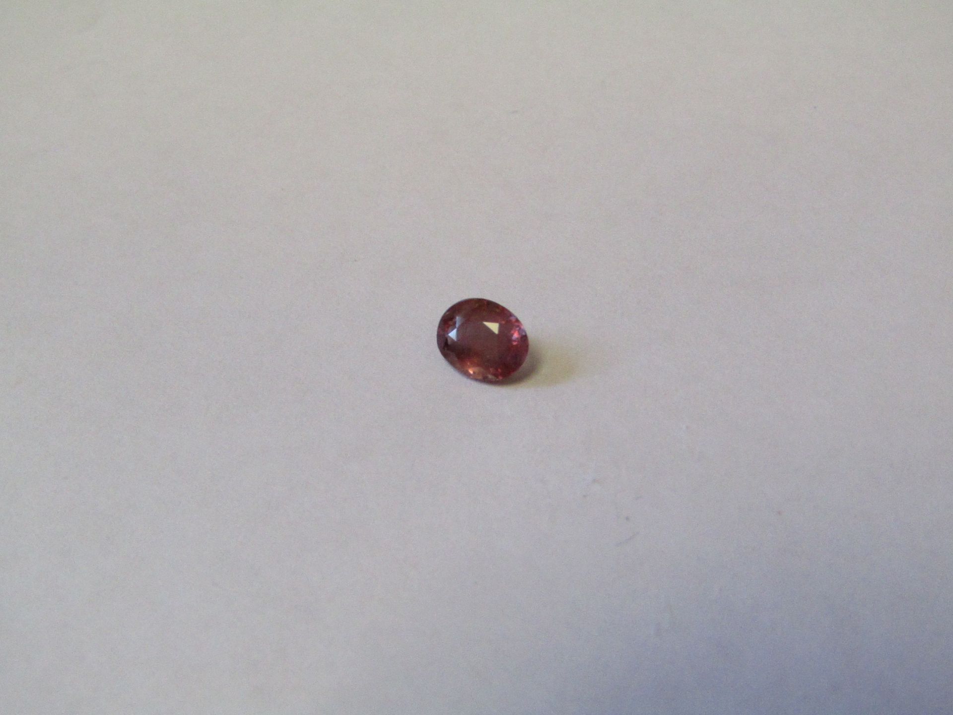 Pink Sapphire Madagascar, 0.7 cts 6 x 4 mm Oval Natural Shape Unheated - Image 2 of 4