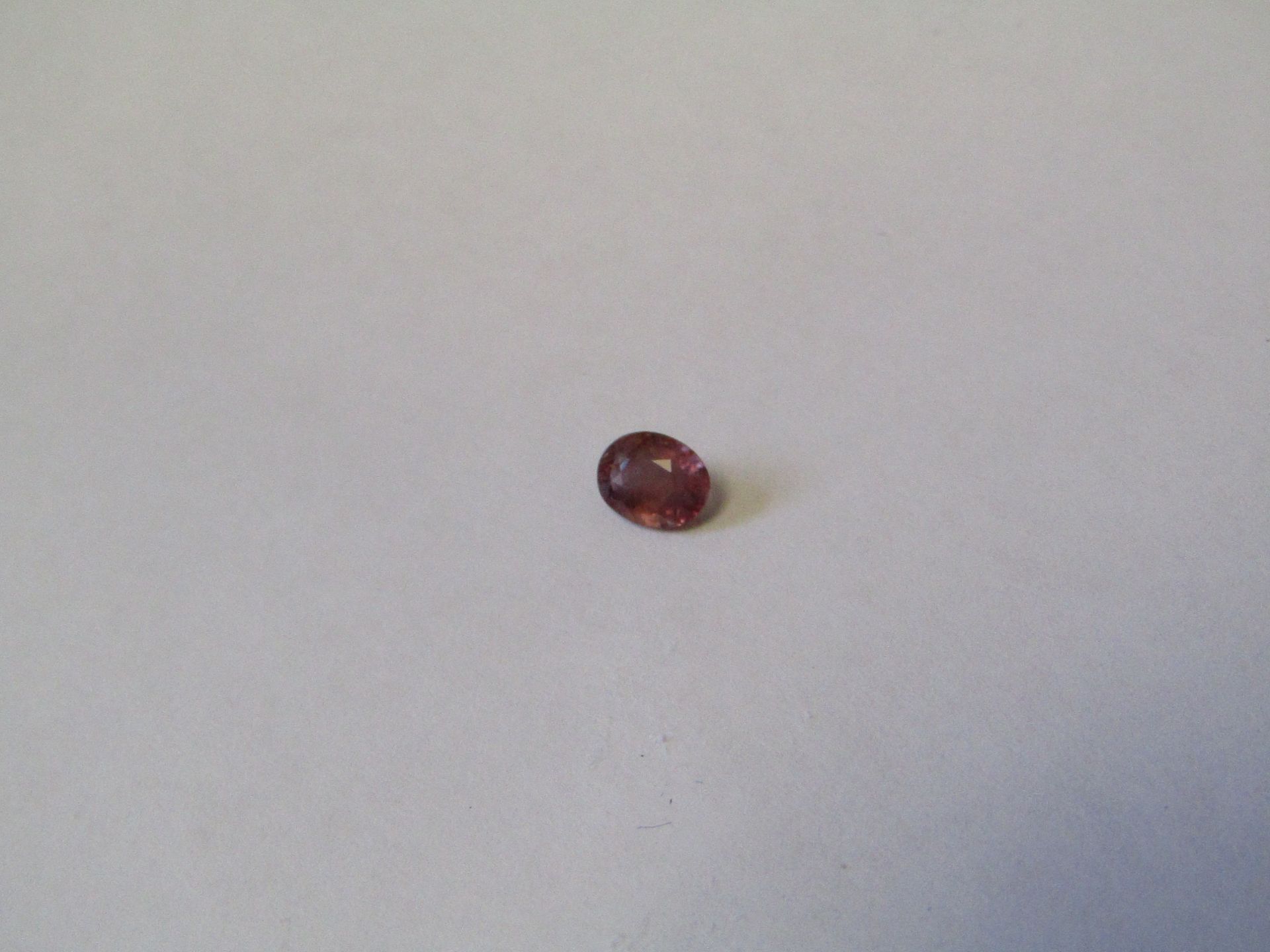 Pink Sapphire Madagascar, 0.7 cts 6 x 4 mm Oval Natural Shape Unheated - Image 3 of 4