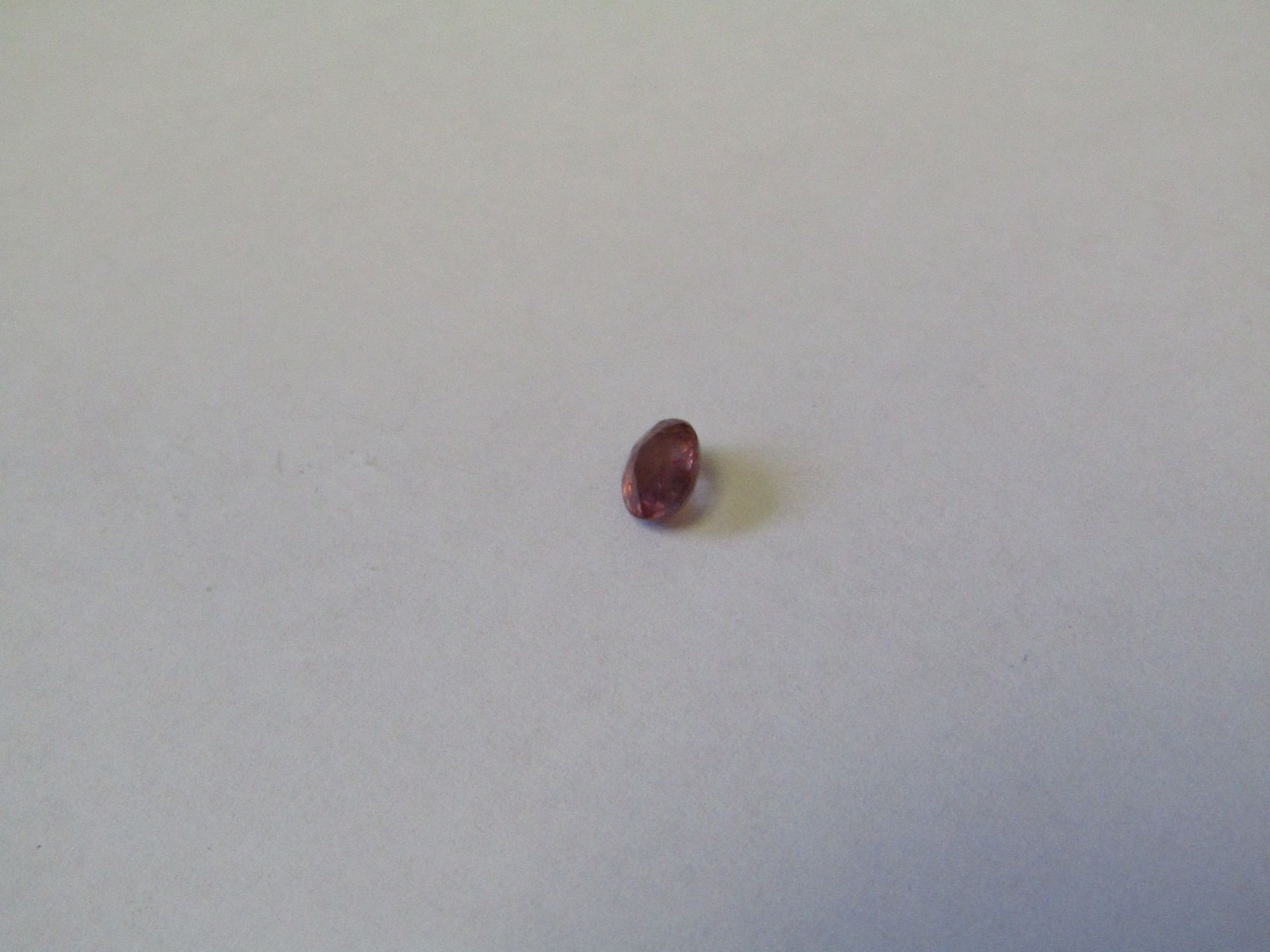 Pink Sapphire Madagascar, 0.7 cts 6 x 4 mm Oval Natural Shape Unheated - Image 4 of 4