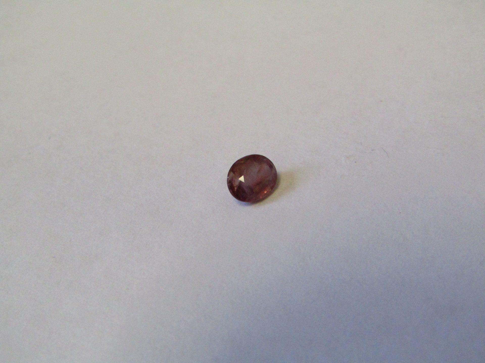 Pink Sapphire Madagascar, 0.7 cts 6 x 4 mm Oval Natural Shape Unheated