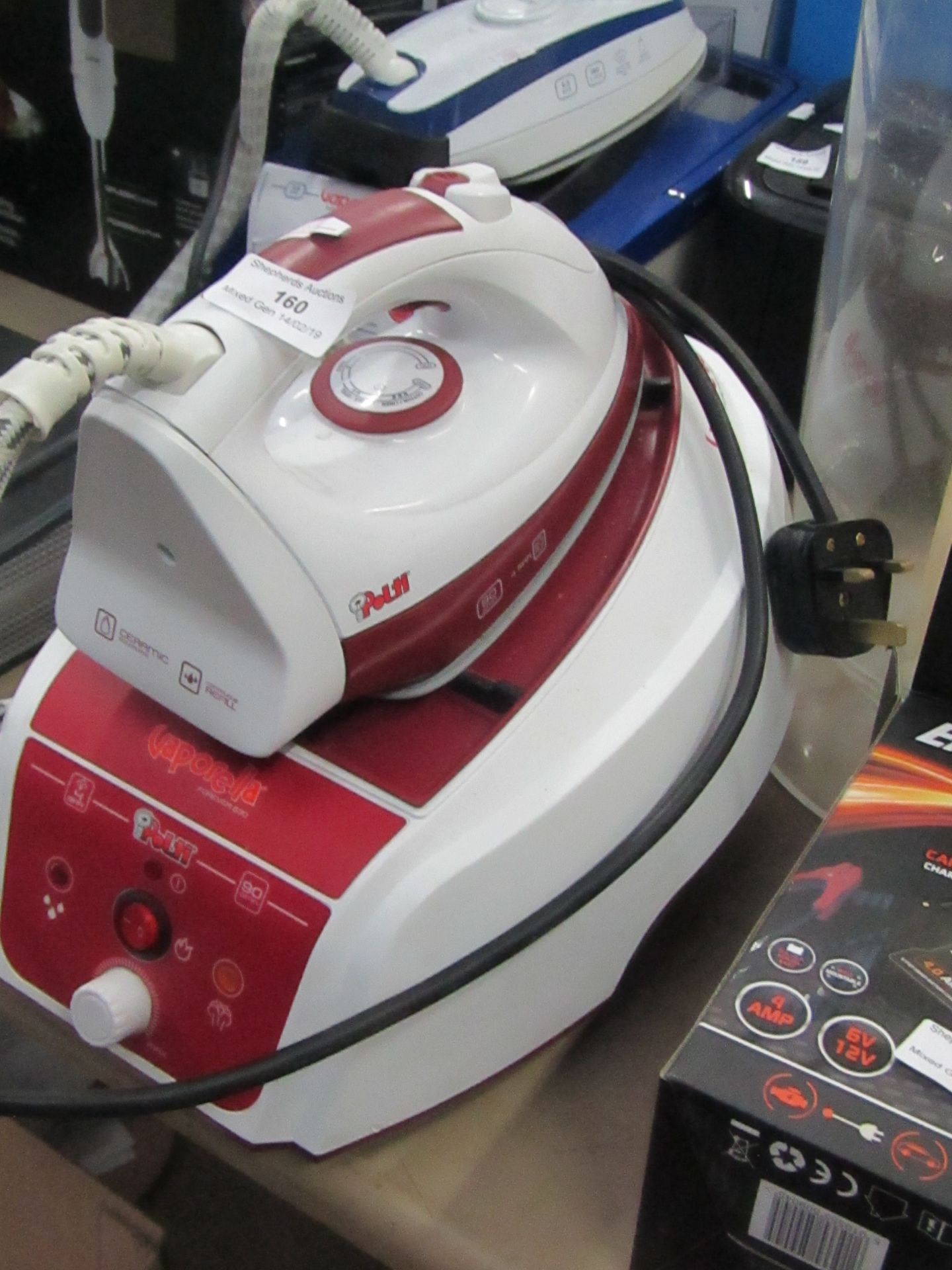 Vaporella steam iron with generator , no power.