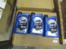 5 x 1l bottle of Elf evolution 900nNF 5W-40 , sealed and boxed.