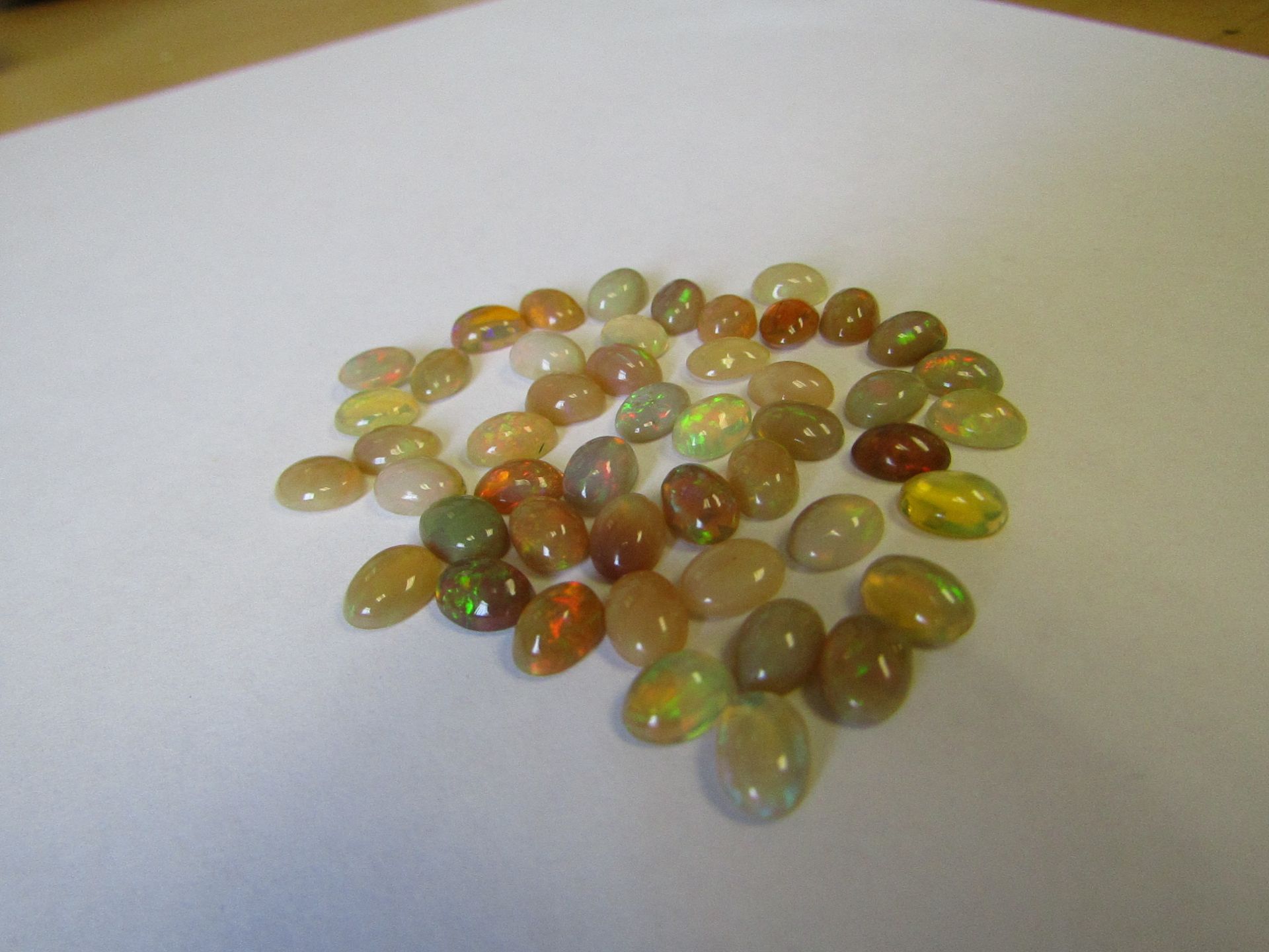 Wow! An amazing collection of Natural Ethiopia Opal Gemstones, 23.70 carat, 48 pieces. these amazing - Image 3 of 3
