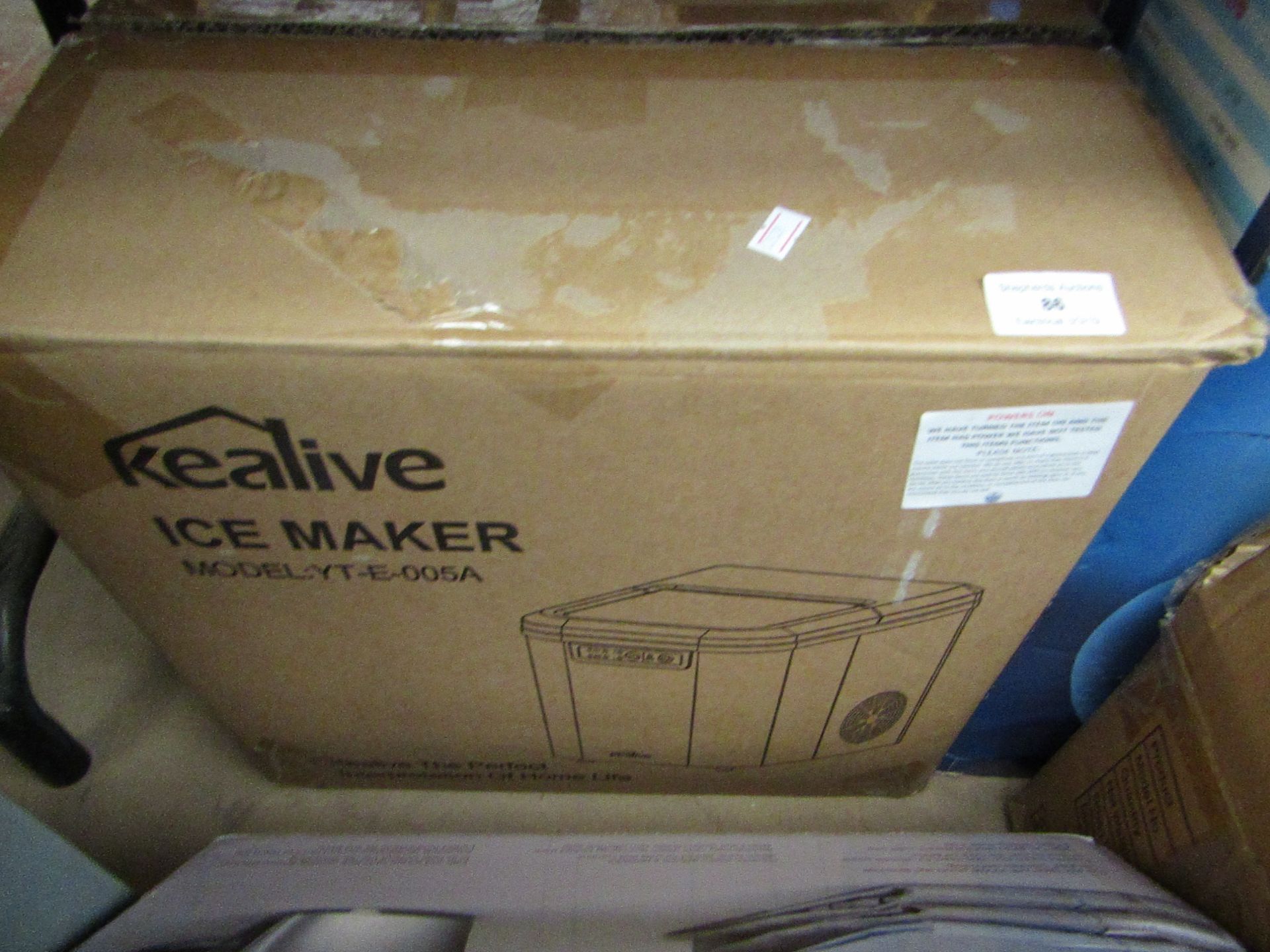 Kealive YT-E-005A ice maker, powers on and boxed. - Image 2 of 2