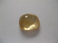 Yellow Golden Citrine Gem 17.27 cts  from Brazil Natural and Untreated