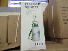 3ltr pressure sprayer, new and boxed