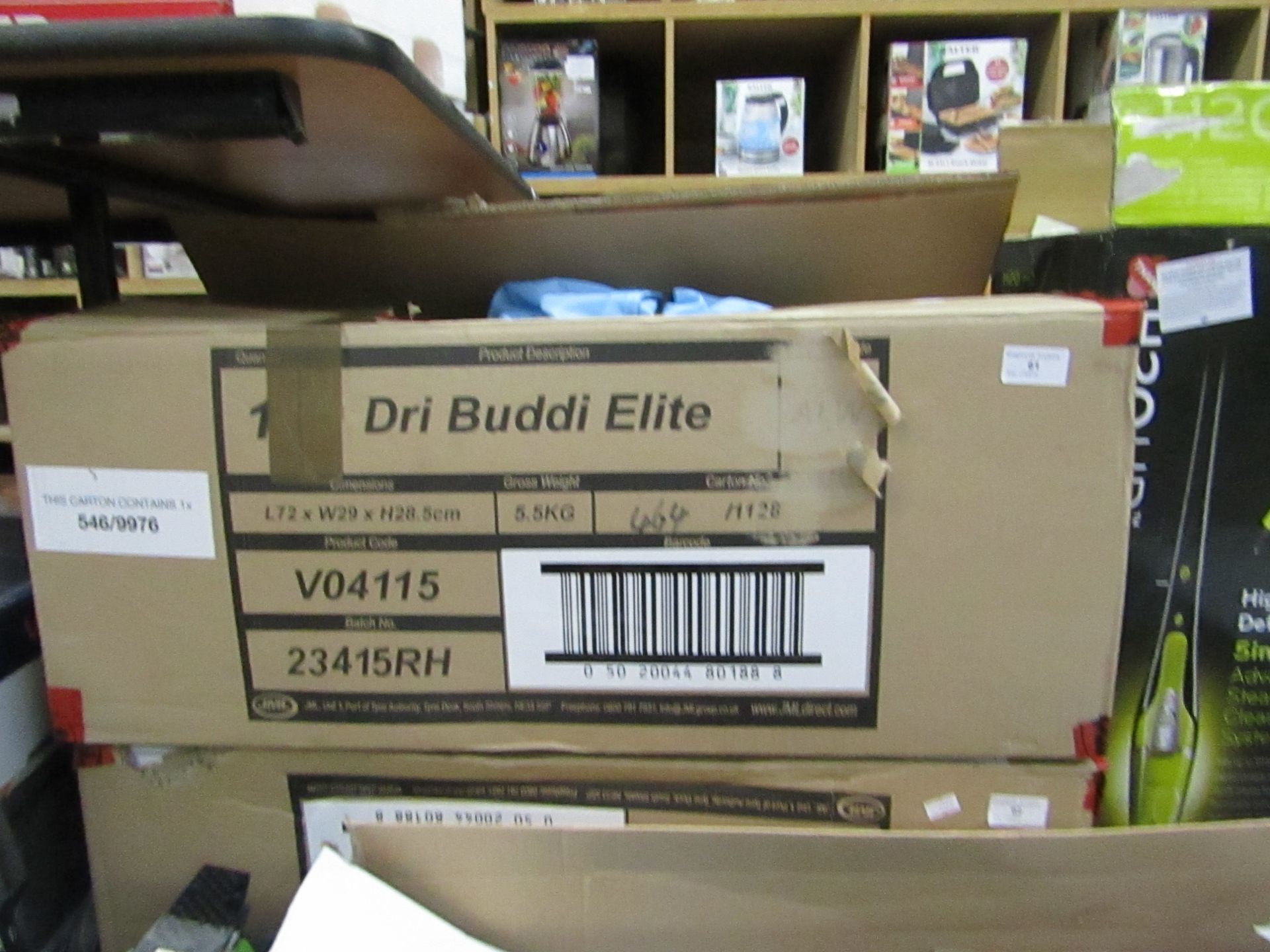 Dri buddi elite clothes dryer, tested working and boxed