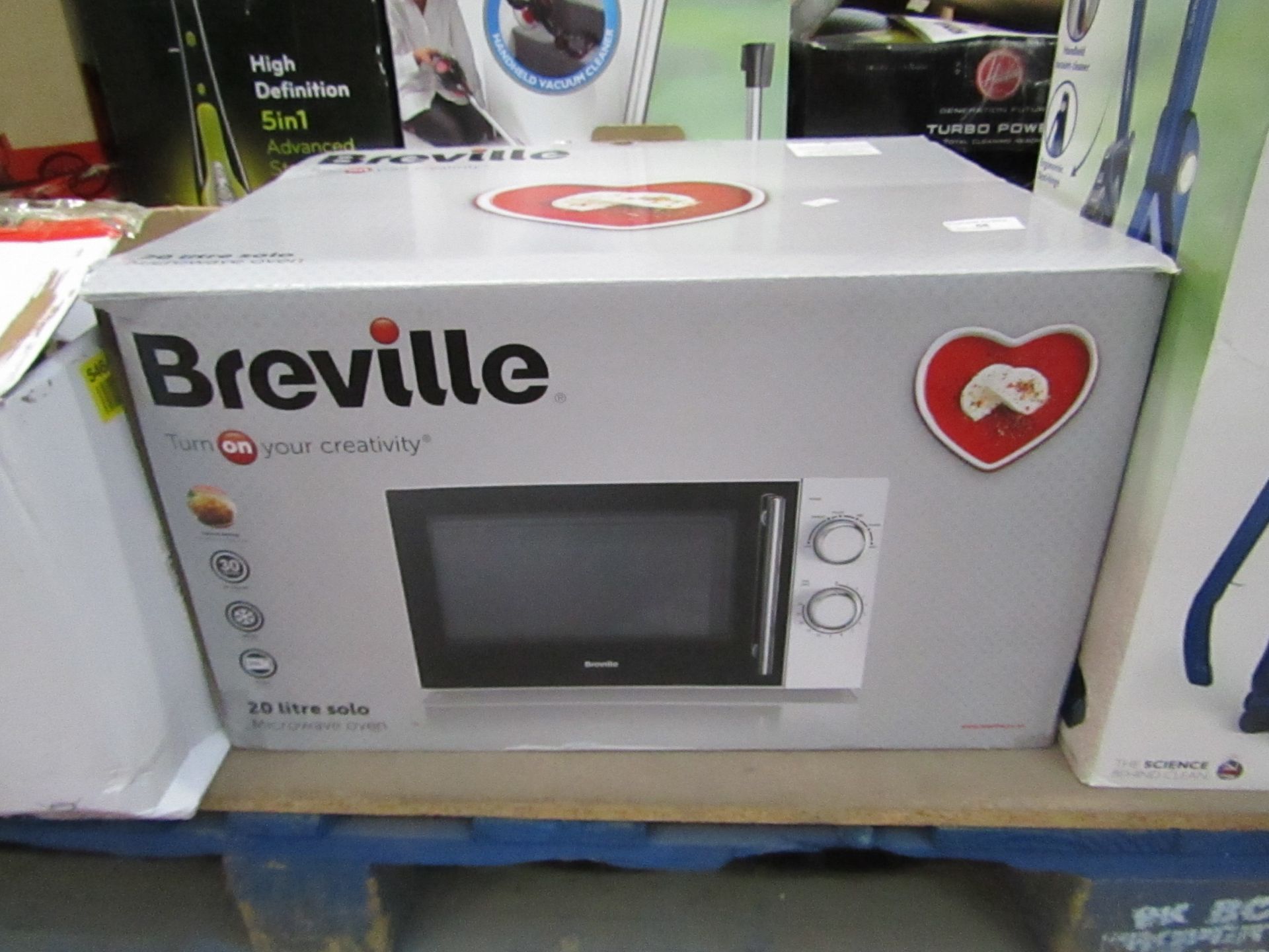 Breville microwave, tested working and boxed