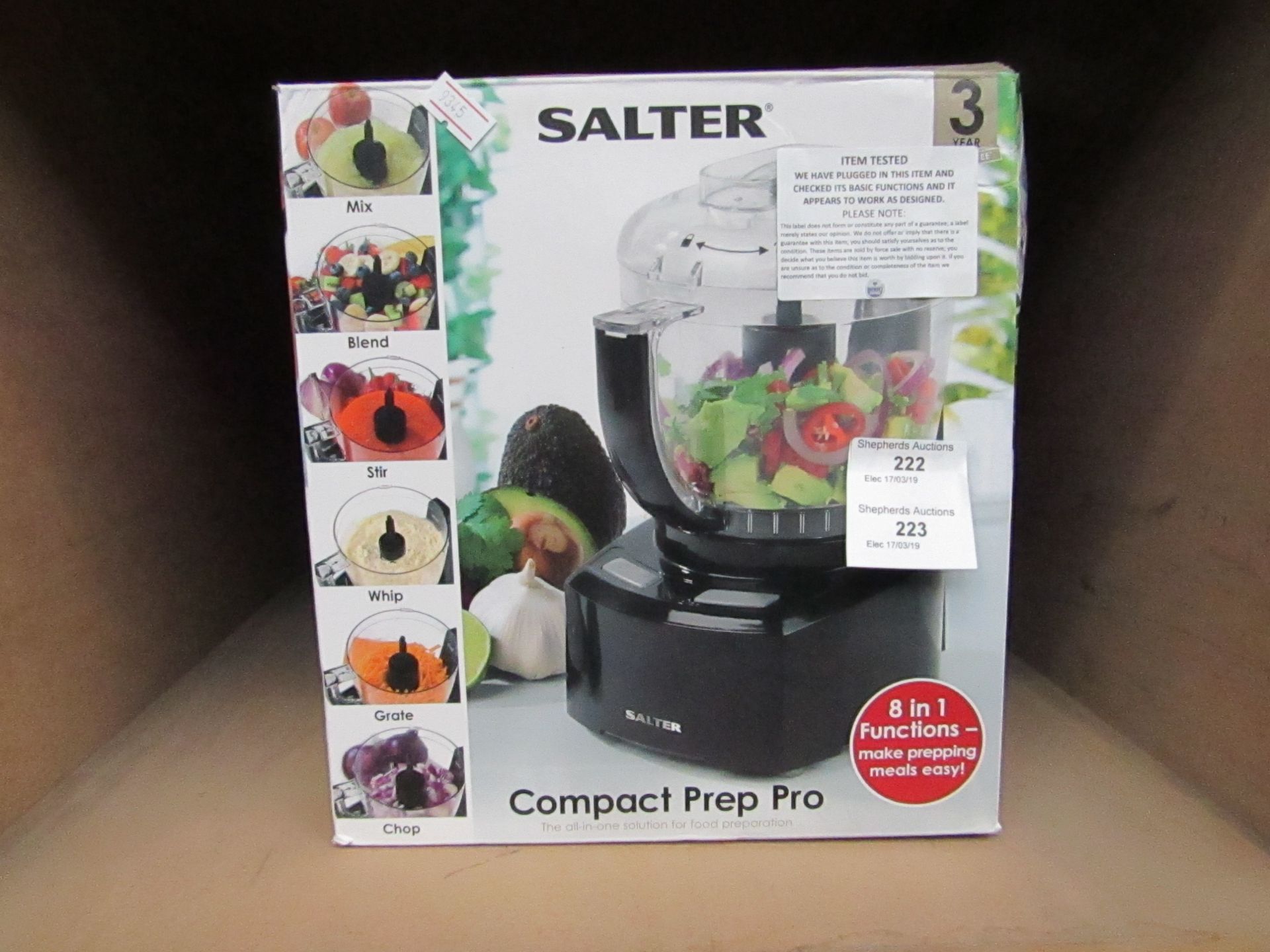 Salter compact prep pro, tested working and boxed