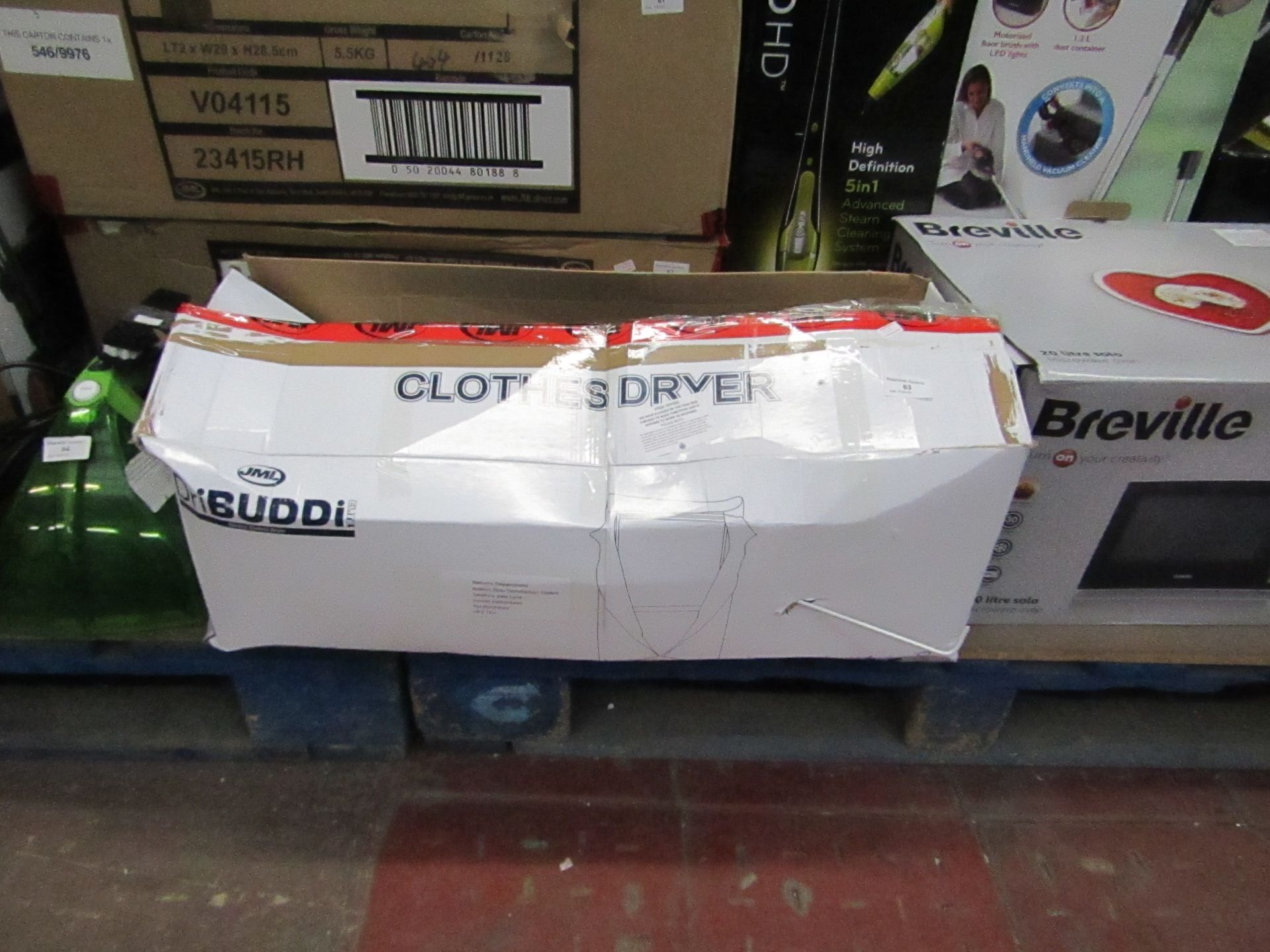 Dri buddi elite clothes dryer, tested working and boxed