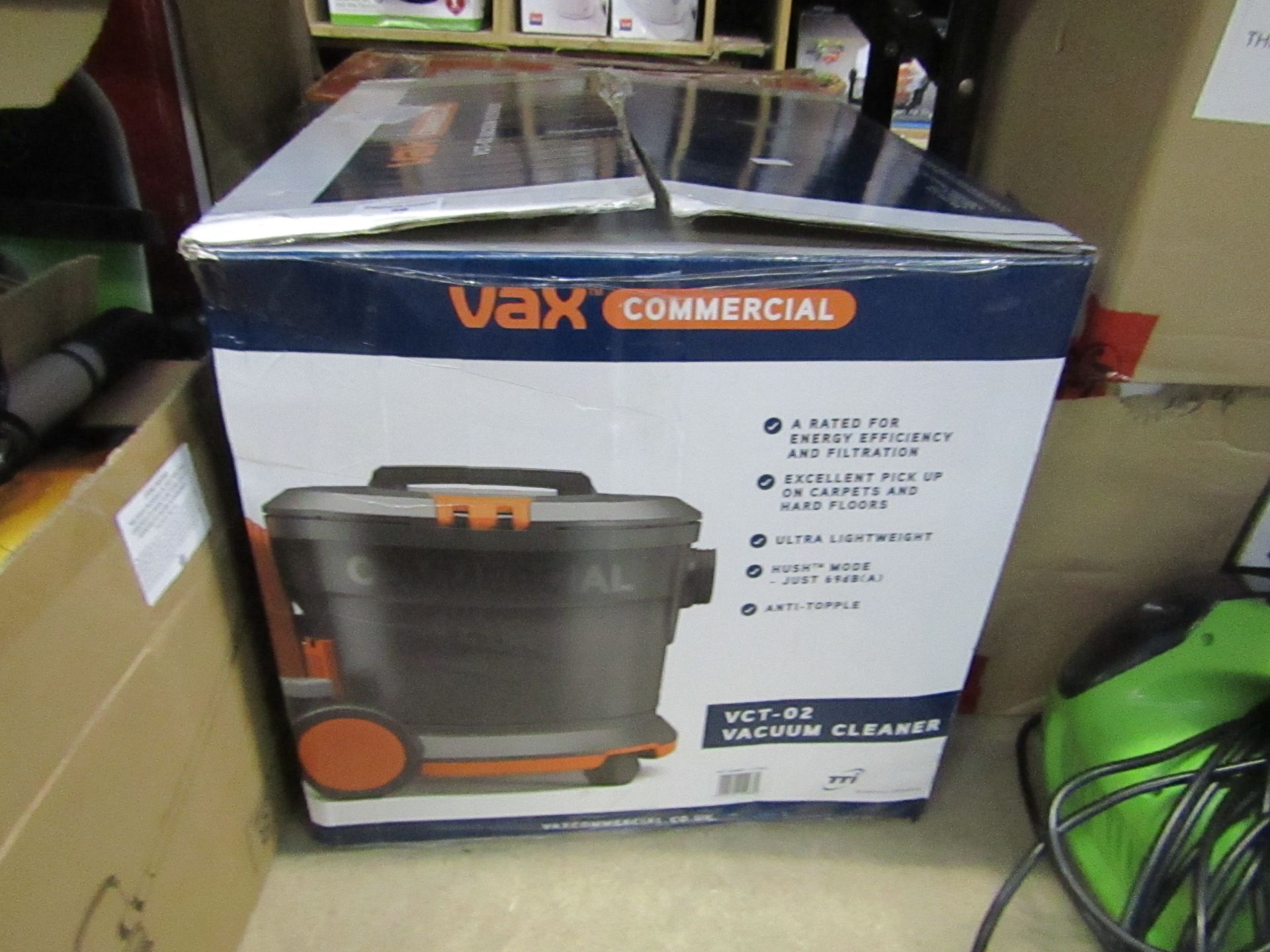 Vax commercial vacuum cleaner tested working and boxed