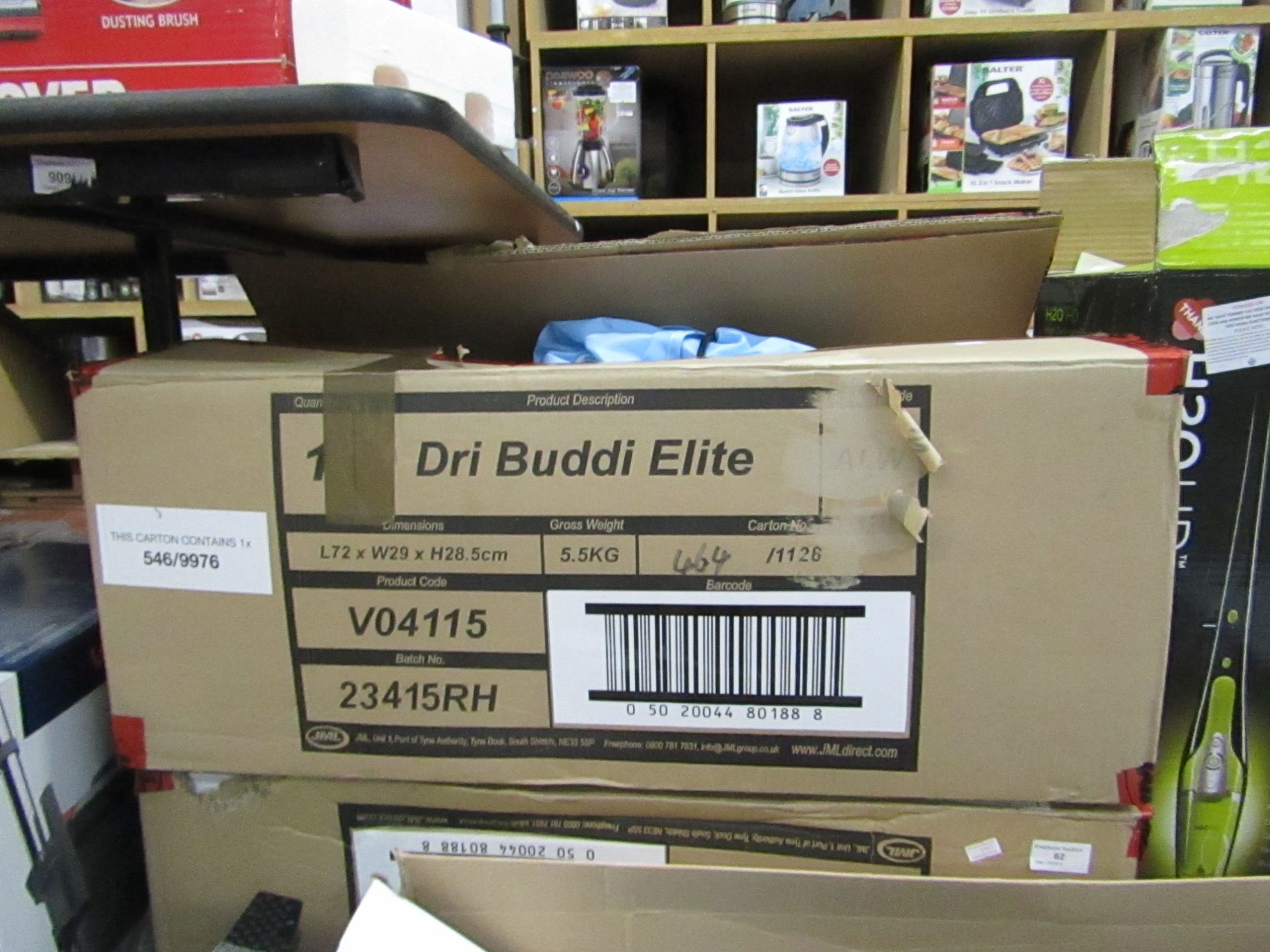 Dri buddi elite clothes dryer, tested working and boxed