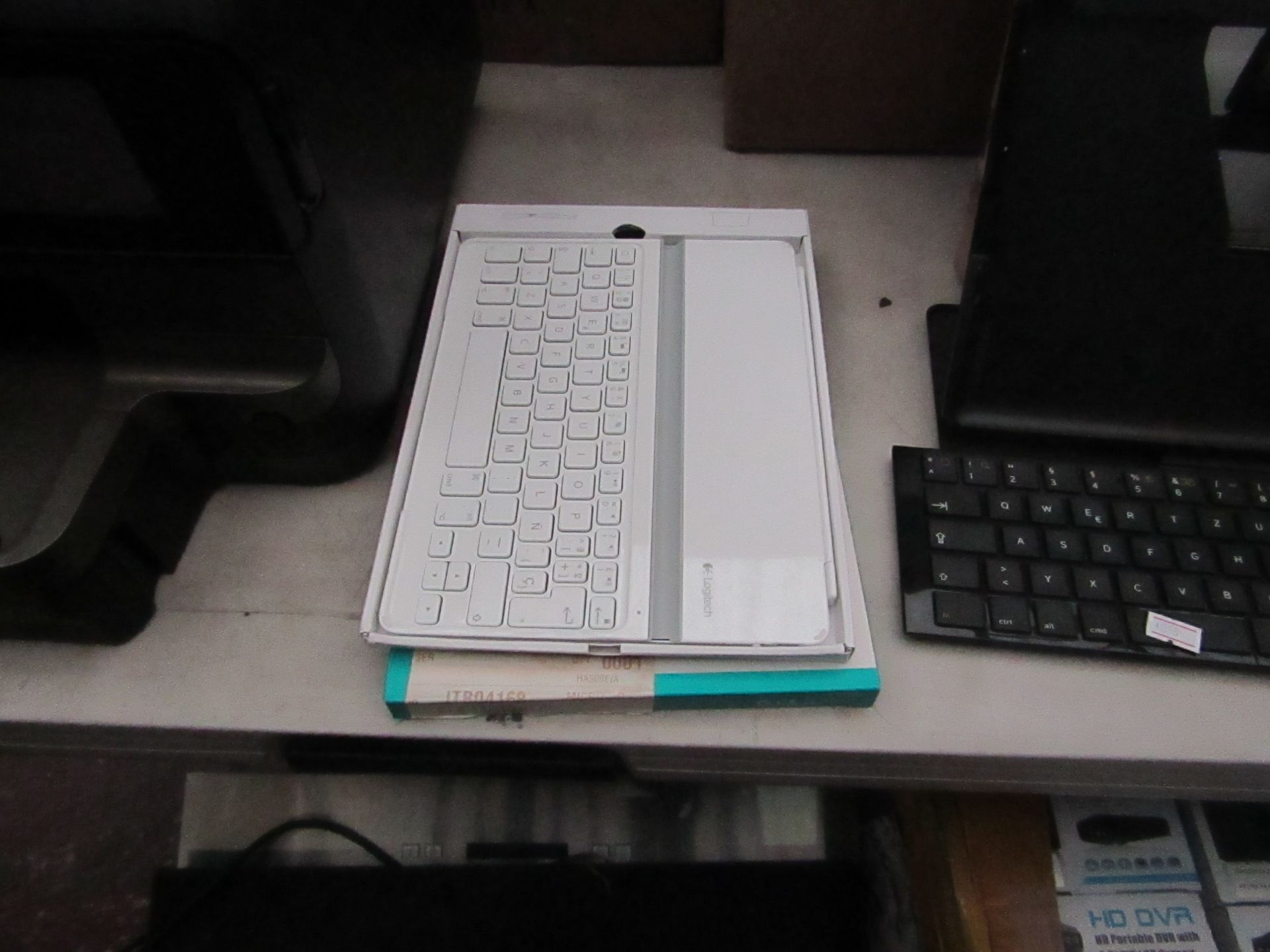 Logitech ultra thin keyboard cover, new and boxed.