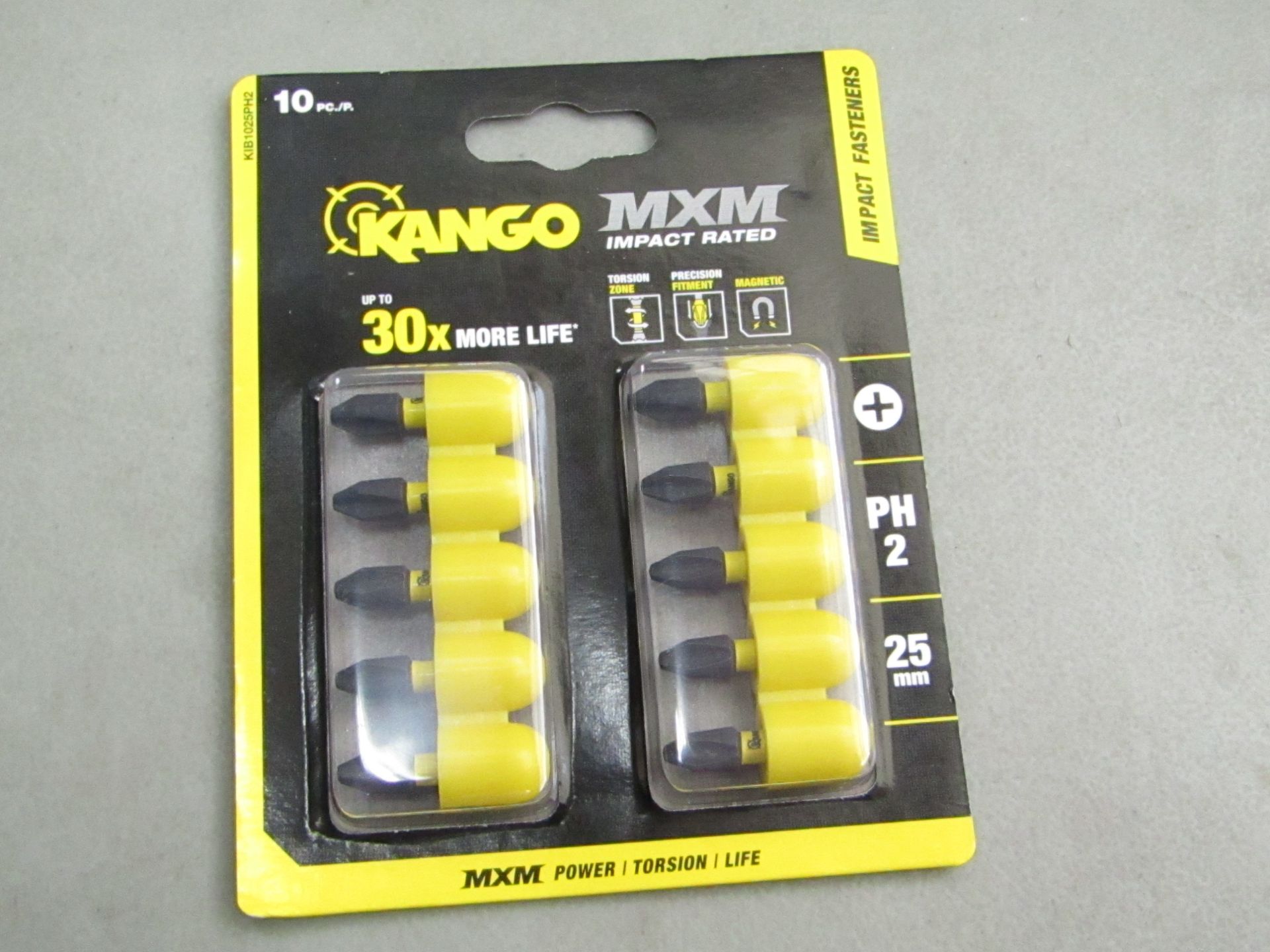 X1 Kango mxm Impact Fasteners, 25 mm,  10 Pieces