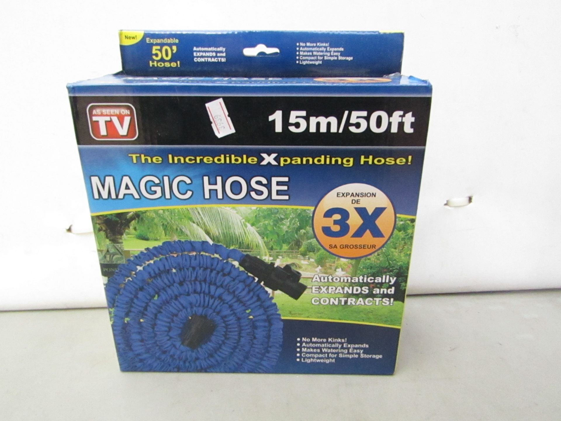 Magic Hose, The Incredible Xpanding Hose! Approx 15 M. Boxed