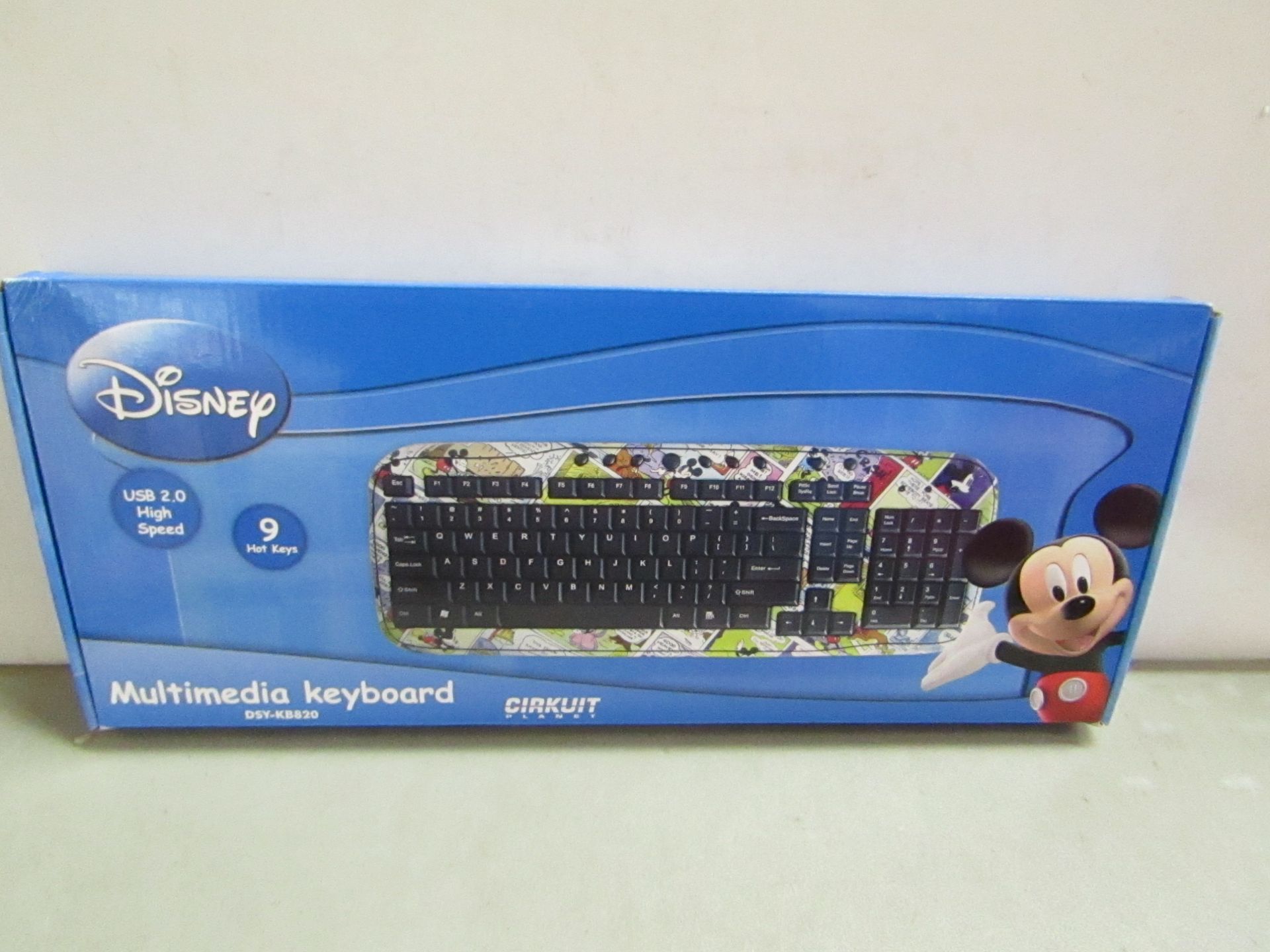 5 x Disney multimedia keyboard, boxed.