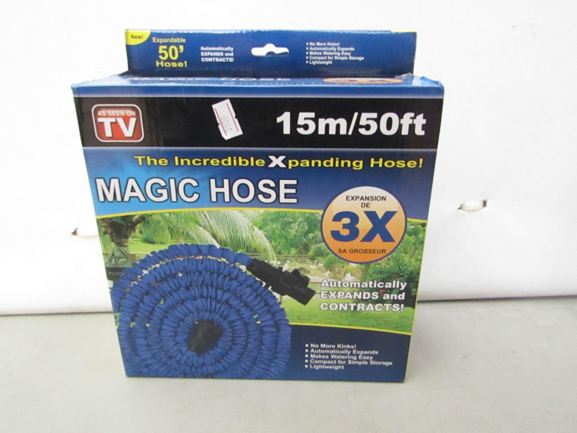 Magic Hose, The Incredible Xpanding Hose! Approx 15 M. Boxed