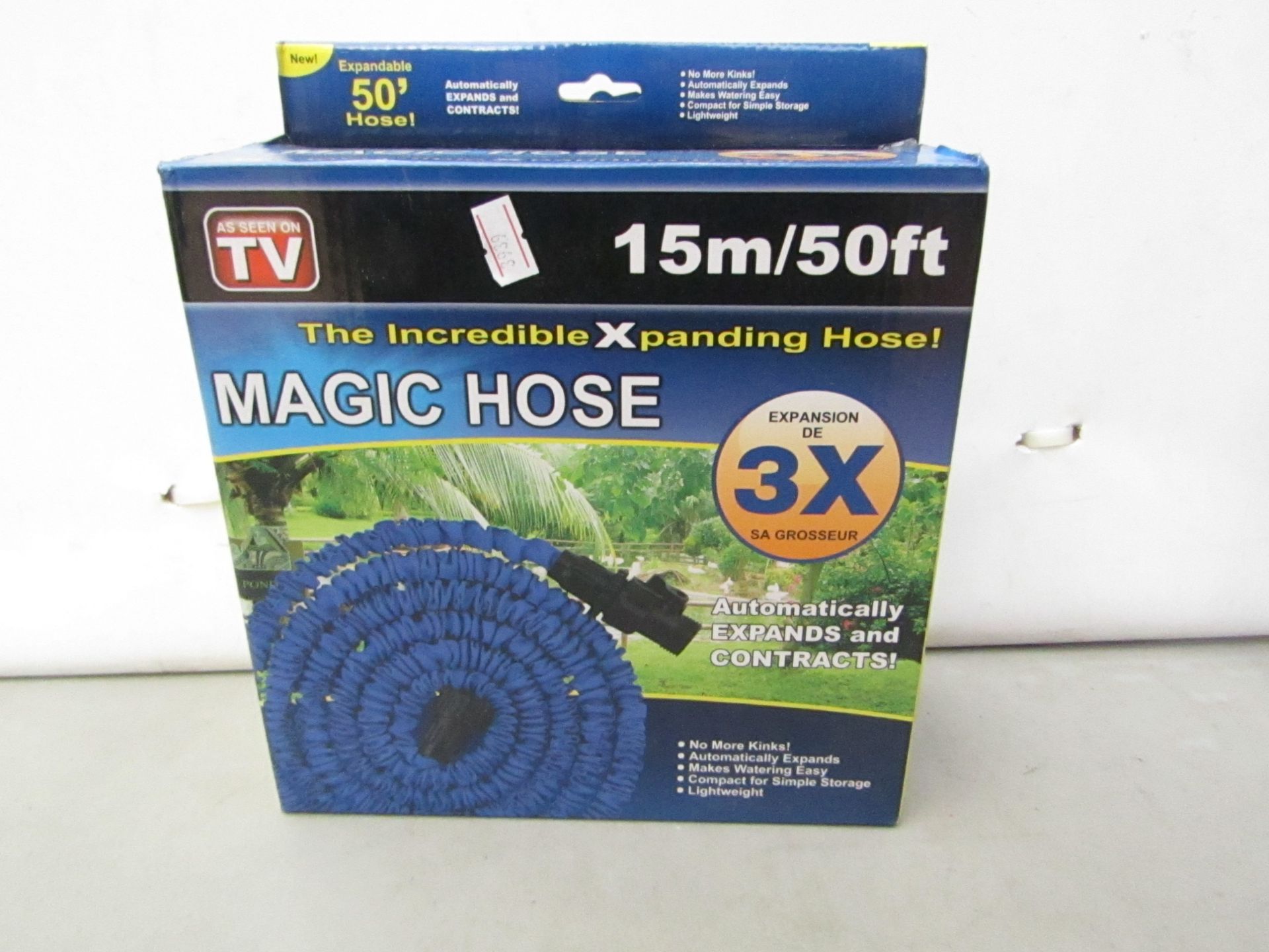 Magic Hose, The Incredible Xpanding Hose! Approx 15 M. Boxed